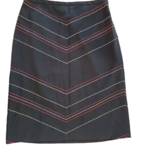 Ann Taylor A-Line Embroidered Skirt Size 2 EUC